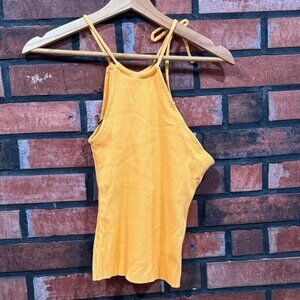 The range one shoulder knit tank